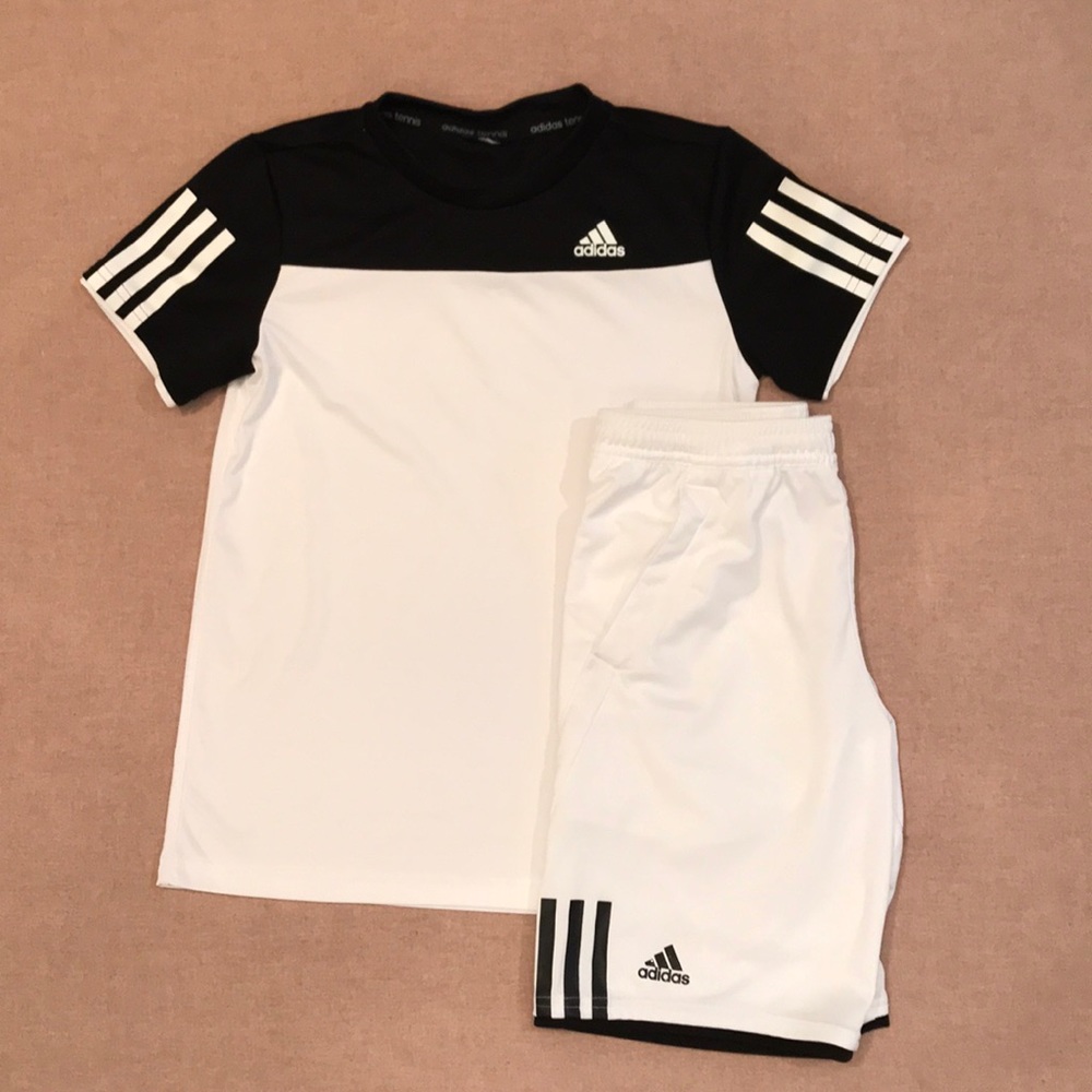 Boys Adidas Tennis Set